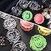 AMFOCUS Moon Cake Mold 50g, Hand Press Cookie Stamps Pastry Tool Bath Bomb Molds