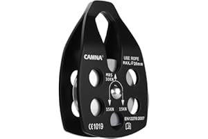 Paliston 30kN Climbing Pulley with Ball Bearing for Rock Climbing Arborist