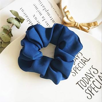 Amazon Com Hair Tie Trendy Hair Scrunchie Ring Elastic Pure