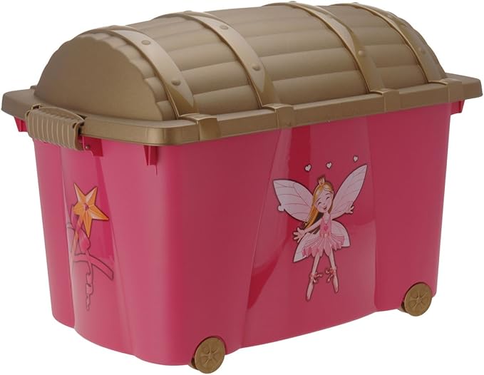 caja para juguetes con ruedas