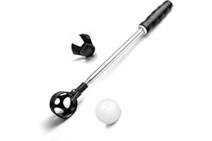 prowithlin Golf Ball Retriever, Golf Balls Retrievers Telescopic for Water with Automatic Locking Scoop, Balls Retriever Tool Golf with Grabber Tool, Golf Accessories Golf Gift for Men