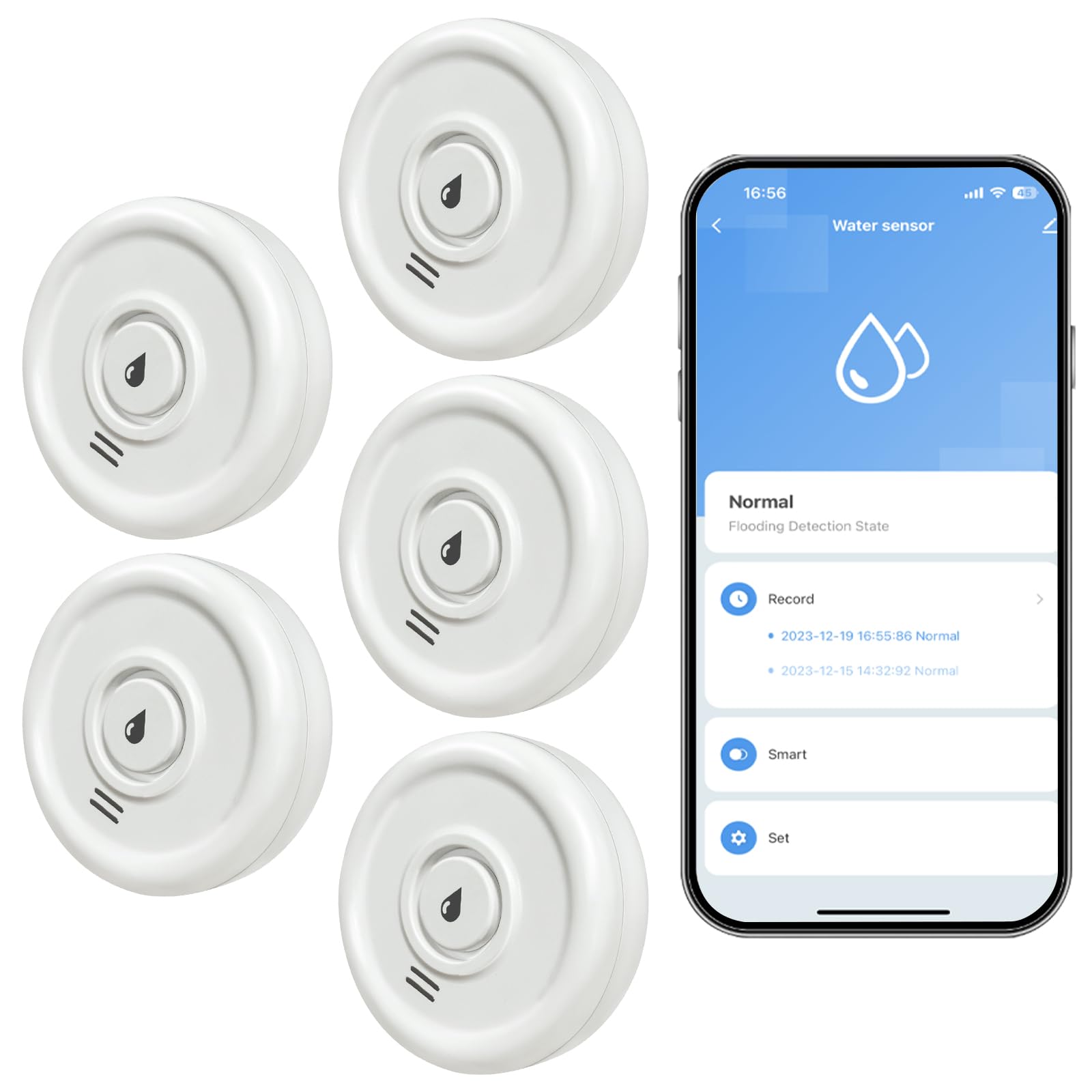 tuya app WiFi Mobile Phone Remote Warning Water