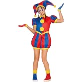 Spirit Halloween The Amazing Digital Circus Kids Pomni Costume, Officially Licensed, Complete with Accessories