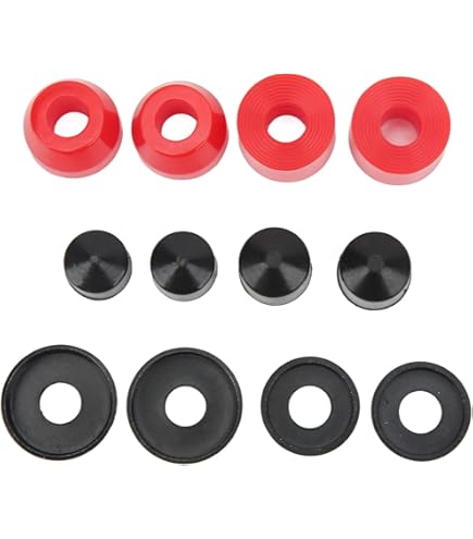 95A Hard Skateboard Bushings & Cushions Set - Compatible With Independent, Venture, Thunder Trucks