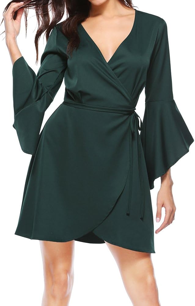 wrap dress small bust