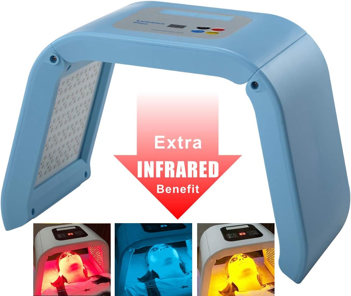 HydraskincarePro 4 Color LED Face Photon Red Light Therapy For Healthy Skin Rejuvenation Collagen, Anti Aging, Wrinkles, Scarring Korean Skin Care, Facial Skin Care Machine 2018 Hot