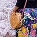 Rattan Bags For Women Straw Wicker Purse Round Crossbody Shoulder Summer Woven