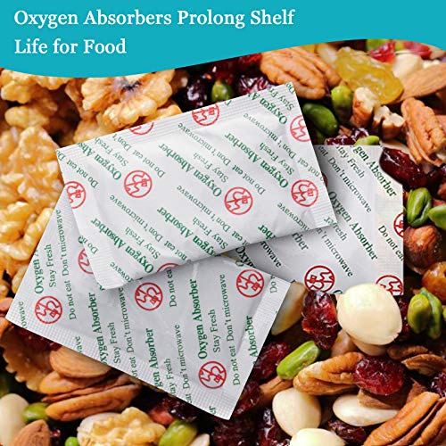 VacYaYa 100CC(110Pack) Food Grade Oxygen Absorbers Packets for Home Made Jerky and Long Term