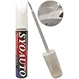 SYOAUTO Pearl White Touch Up Paint for Tesla Model Y 3 X S Pearl White Car Paint Auto Touch Up Paint Pen Scratch Repair Automotive Touchup Paint Pen Car Touch Up Paint 0.4 oz (Pearl White)
