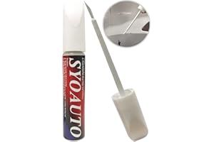 SYOAUTO Pearl White Touch Up Paint for Tesla Model Y 3 X S Pearl White Car Paint Auto Touch Up Paint Pen Scratch Repair Automotive Touchup Paint Pen Car Touch Up Paint 0.4 oz (Pearl White)