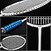 Oppum Carbon Fiber Professional 2 Player Badminton Racquets Set Super Lightweight Badminton Rackets Including 2 Rackets/1 Carrying Bag/2 Overgrips