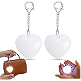 2Pcs Purse Light Handbag Light for Valentines Day, Rechargeable Heart Purses Lights for Inside Purse, Automatic Touch Sensor, Purse Must Haves Accessories, Gifts for Girlfriend, Wife, Mother, Friends