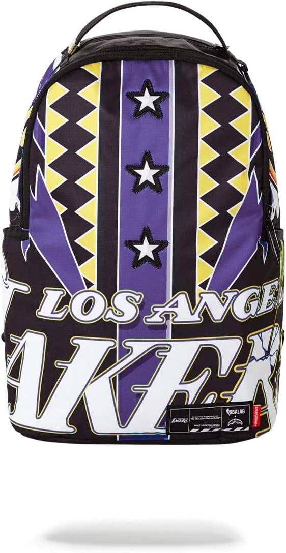 SPRAYGROUND BACKPACK NBA LAB LA LAKERS VERTICAL SHARKMOUTH