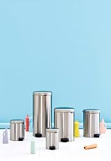 Brabantia NewIcon Pedal Bin 30 L Matt Steel Soft Closure with Inner Bucket view 5
