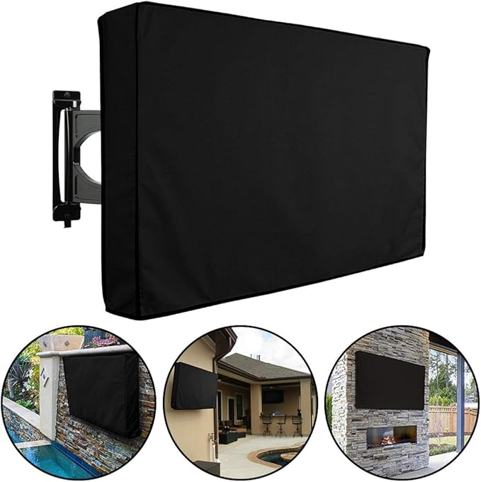 JUSTDOLIFE Outdoor TV Cover Universal Waterproof Dustproof TV Protector