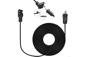 Huzum 9.8 Feet(3M) Extension Cord for Lift Chair or Power Recliner, Replacement Power Supply Cable for Okin, Dewert, Lazboy, Pride, Catnapper, Limoss Motors