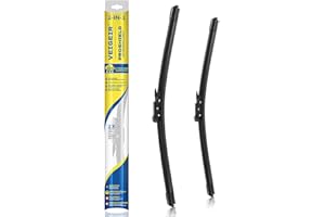 VEIGEIR Windshield Wiper Blades Compatible With Toyota Tundra Sequoia 2020 2019 2018 2017 2016 2015 2014 2013 2012~2007 Automotive Replacement Windshield Wiper Blades For My Car - 26" 23"(Pack of 2)