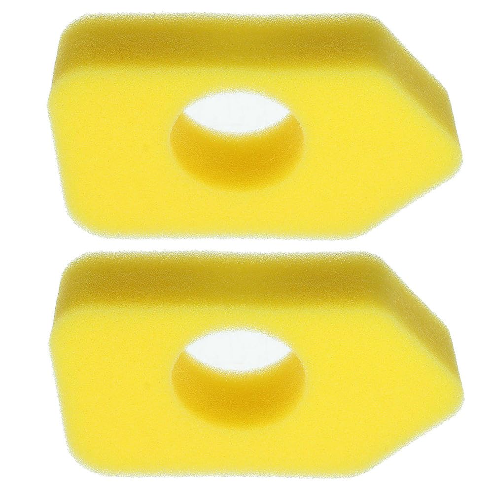 2 x Sponge Filter Air Filter s 698369 698472 5434 799579 for Briggs & Stratton Classic Sprint Quattro 550 550E 550EX 575 575EX 575iS 09P602 09P702 10902 9898982 10A900 10B900 10D900