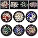Ownsig 6 Wheels Mixed Nail Art Rhinestones Diamonds Crystals Beads Gems for DIY Decor Decorations Accessories (01#)