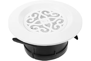 iplusmile 5.5 Inch round Plastic Air Conditioner Vent Cover Wear-resistant Design for Optimal Ventilation