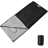 Pacific Pass 50F Synthetic Sleeping Bag with Compression Stuff Sack - Adult Size