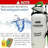 ANSIO Garden Sprayer 8 Litre Pressure Pump Action Handheld Sprayer view 2