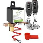Remote Battery Disconnect Switch 12v, Kill Switch for Car Truck, Anti-Theft | Remote Battery Cut Off Switch, 250A, Car Kill Switch, Upgrade Prevent Drain, Disconnect Negative