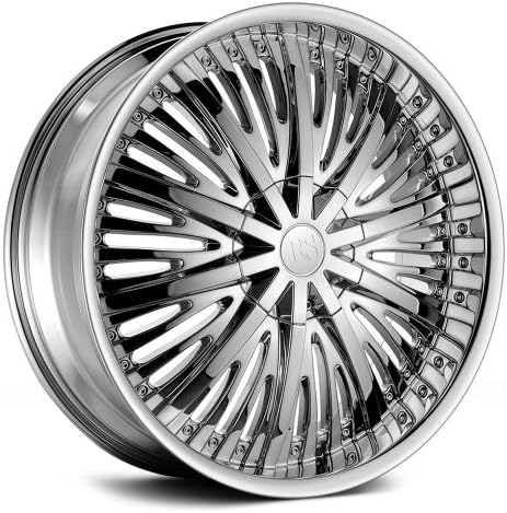 24" Inch Red Sport RSW66 Chrome Wheels Rims Only |ASANTI LEXANI FORGIATO INIFINITY CHEVY FORD ESCALADE NISSAN