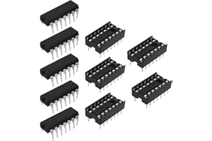 Be In Your Mind 5 Sets of SN74AHCT125N Quad Bus Buffer Three-State Outputs Chips with Sockets for Digital Circuits Buffering