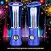 SoundSOUL Dancing Water Speakers LED Speakers Water Fountain Speakers Mini Music Amplifier(6 Colored LED Lights,Dual 3W Speakers,perfect Birthday/Thanksgiving /Christmas Gift for your family) - Blue