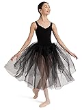 Capezio girls Romantic Tutu skirts, Black, Child