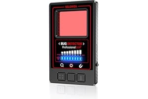 SELOWEA Hidden Camera Detectors, Anti Spy, Car GPS Tracker, Portable RF Signal Finder, Bug Sweeper, Listening Device Detector for Airbnb Office Car Hotel Travel