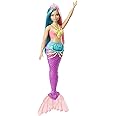 Barbie Dreamtopia Mermaid Doll, 12-inch, Teal and Pink Hair