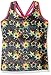 Jacques Moret Girls' Big (8-14) Rainbow Stars Gymnastics Printed Top