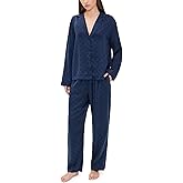 Lunya Women's Washable Silk Long Sleeve Shirt and Pants Set