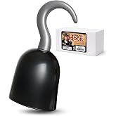 Giraffe Plastic Pirate Hook for Kids, Halloween Costume Captain Hand Prop | Pirate Costume accessories for Boys &amp; Girls, Halloween Dress Up Prop, Carnival Party Favor, Black &amp; Silver