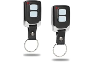 PEVXOU 2 Garage Door Opener Remote, for liftmaster Chamberlain Craftsman Garage Door Opener Remote Universal, for Purple Yellow Orange Red Green Learn Button 893MAX 891LM 893LM 890max