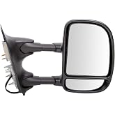 Trail Ridge Passenger Side Towing Mirror Manual Folding Textured 1 Piece | For 1999-2003 Ford F-250 Super Duty 1999-2003 F-350 Super Duty