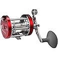 KastKing Rover Round Baitcasting Fishing Reel, Perfect Conventional Reel for Catfish, Salmon/Steelhead, Striper Bass and Inshore Saltwater Fishing Reel, Reinforced Metal Body