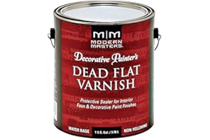 1 gal Modern Masters DP609 Clear Decorative Painter’s Acrylic Dead Flat Varnish