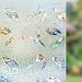 rabbitgoo Window Privacy Film, Decorative Rainbow Window Film, Static Cling Prism Stained Glass Sticker, Anti-UV Front Door Glass Covering for Home, 23 x 78.7 inches
