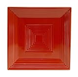 CAC China TG-SQ16R Tango Red Porcelain Square