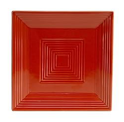 CAC China TG-SQ16R Tango Red Porcelain Square