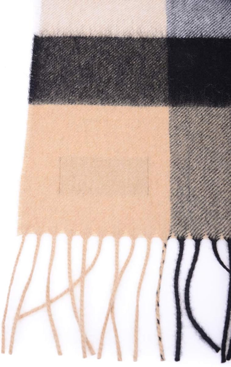 burberry camel check scarf