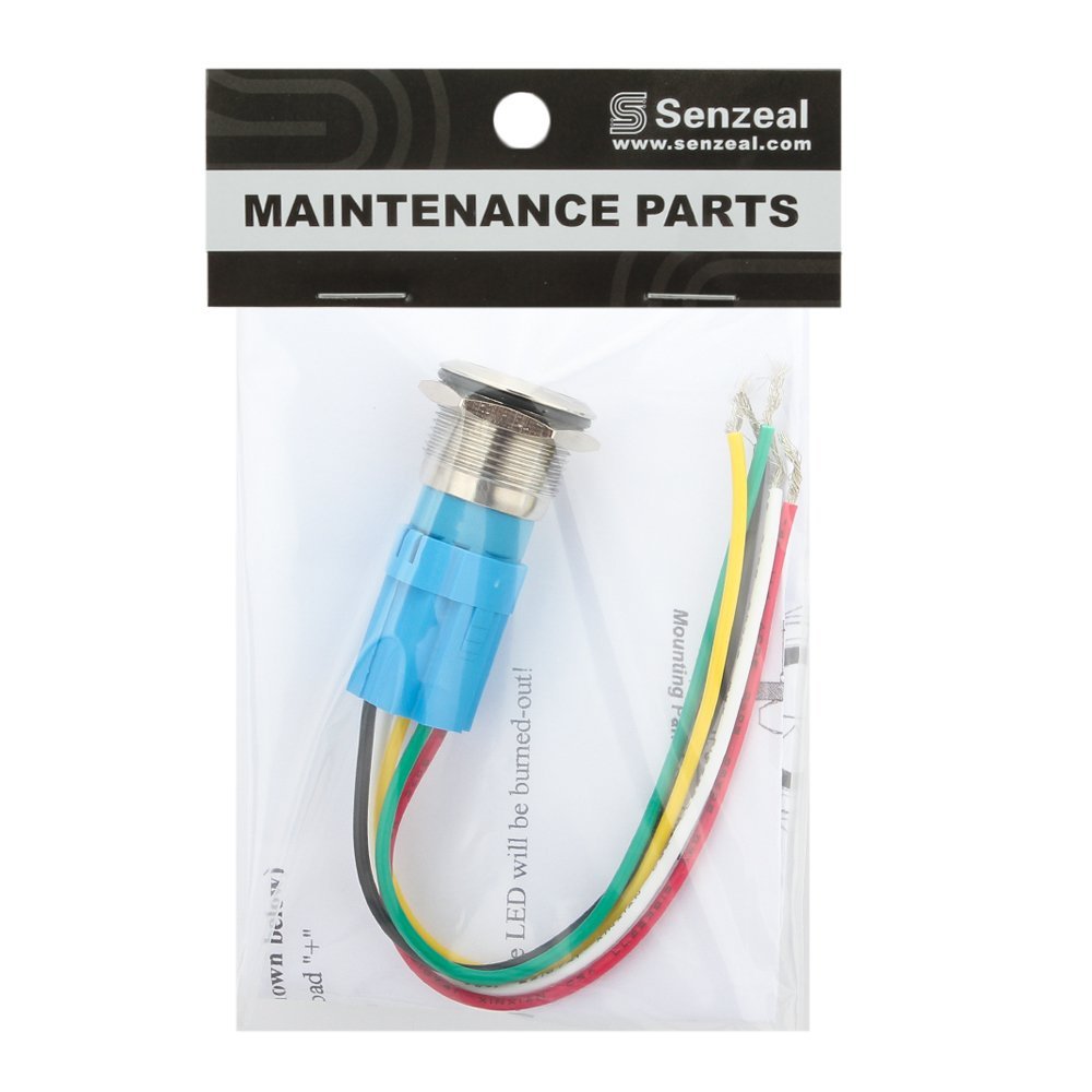 Senzeal Latching Push Button Switch U19C1 1NO1NC SPDT ON ... led push switch 250vac wiring diagram 