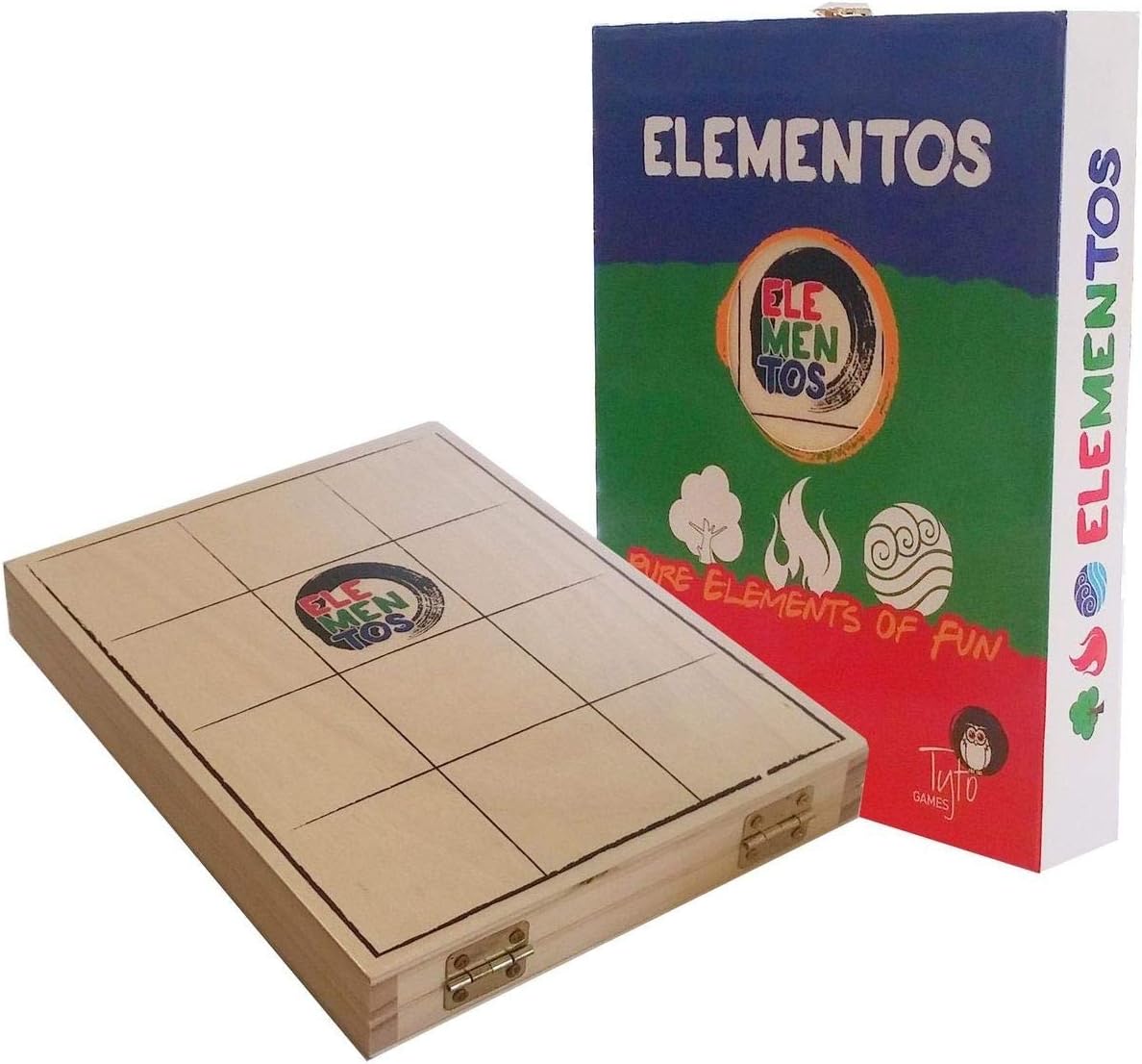 ELEMENTOS - 2 Player wooden light strategy game