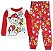 Paw Patrol Little Boys' Long Sleeve Cotton Pajama Sleepwear Set Red
