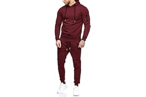 COOFANDY Men's Tracksuit 2 Piece Hooded Athletic Sweatsuits Casual Running Jogging Sport Suit Sets