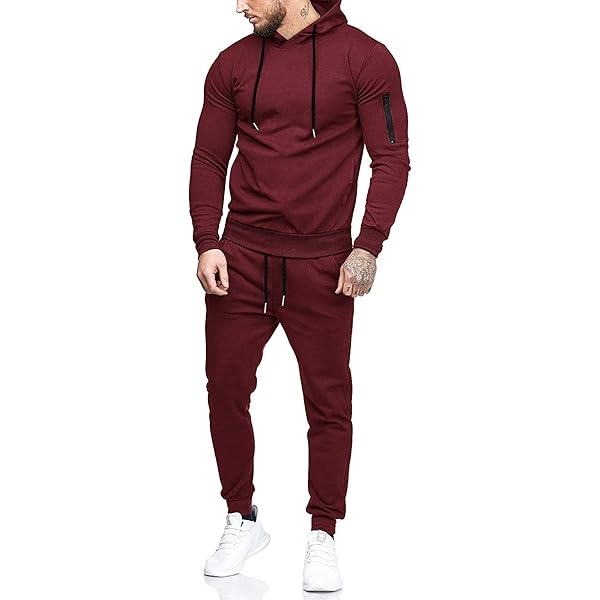 Miluxas Mens 2 Piece Tracksuit Casual Sweatsuits Full Zip Track Suits Jogging Athletic Suit Sets Blue 12 Xxl