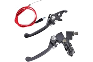 KAKO Clutch Brake Handle Levers for 22mm 7/8 inch Handlebar, Fit for 110cc 125cc 140cc TTR SSR Xmotos Apollo 125 Pit Dirt Bike CRF50 CRF70 Motor Bike Motocross Parts